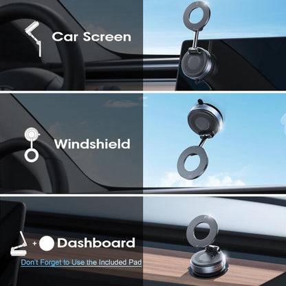 Soporte Magnetico 360 para Auto y Oficina, giro completo, pago contra entrega